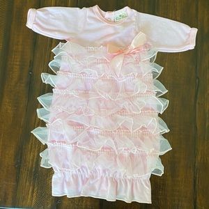 Laura Dare baby ruffle nightgown